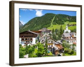 Corvara, Badia Valley, Bolzano Province, Trentino-Alto Adige/South Tyrol, Italian Dolomites, Italy-Frank Fell-Framed Photographic Print
