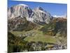 Corvara in Gader Valley, Alto Adige. Mount Sassongher in the Background-Martin Zwick-Mounted Photographic Print