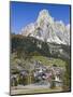 Corvara in Gader Valley, Alto Adige. Mount Sassongher in the Background-Martin Zwick-Mounted Photographic Print