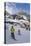 Corvara Village in the Sella Ronda Ski Area-Gavin Hellier-Stretched Canvas