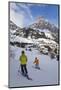 Corvara Village in the Sella Ronda Ski Area-Gavin Hellier-Mounted Photographic Print