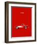 Corvette 1957 Red-Mark Rogan-Framed Art Print