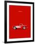 Corvette 1957 Red-Mark Rogan-Framed Art Print