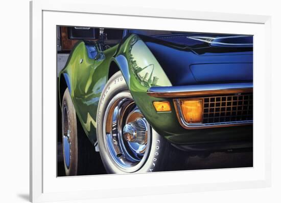 Corvette 1970 in St. Louis-Graham Reynold-Framed Art Print