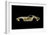 Corvette C3-O.M.-Framed Giclee Print