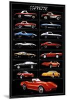 Corvette Chart-null-Mounted Poster