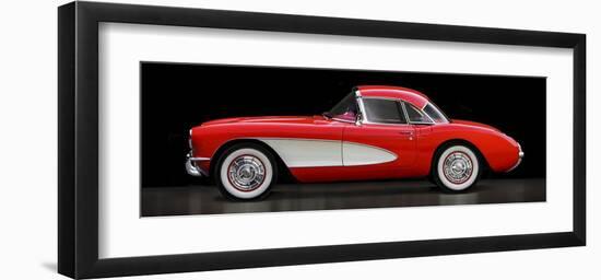 Corvette Chevrolet-Gasoline Images-Framed Art Print