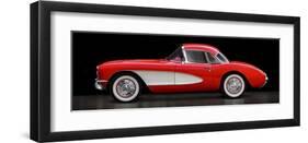 Corvette Chevrolet-Gasoline Images-Framed Art Print