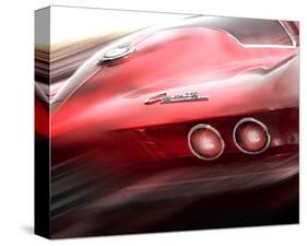 Corvette El Diablo-Richard James-Stretched Canvas