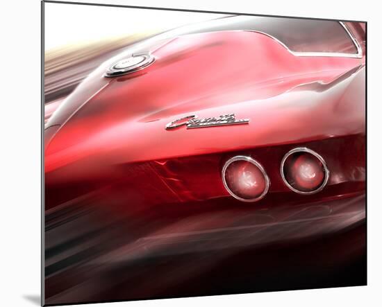 Corvette El Diablo-Richard James-Mounted Art Print