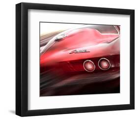 Corvette El Diablo-Richard James-Framed Art Print