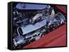 Corvette Engine-null-Framed Stretched Canvas