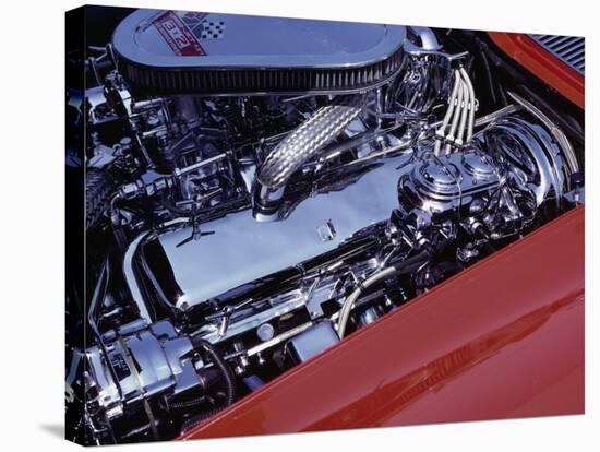 Corvette Engine-null-Stretched Canvas