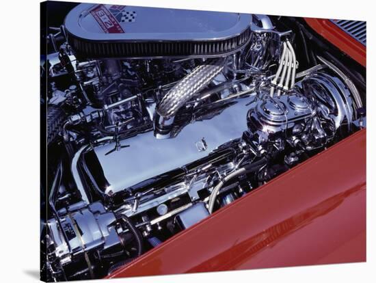 Corvette Engine-null-Stretched Canvas