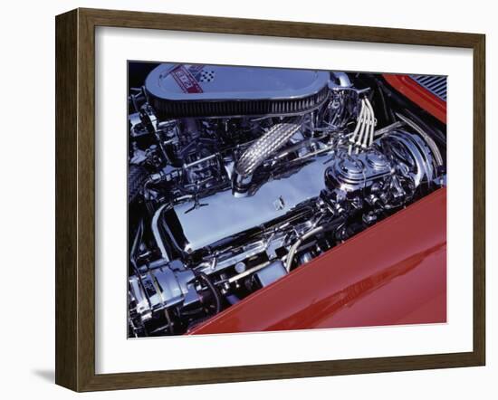 Corvette Engine-null-Framed Photographic Print