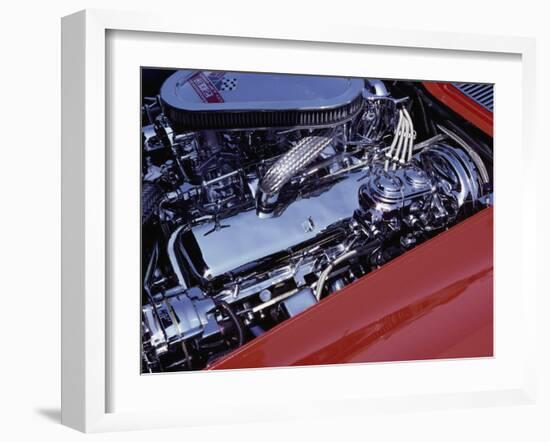 Corvette Engine-null-Framed Photographic Print