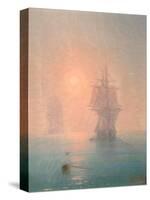 Corvette in the Mist-Ivan Konstantinovich Aivazovsky-Stretched Canvas