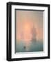 Corvette in the Mist-Ivan Konstantinovich Aivazovsky-Framed Giclee Print