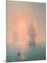 Corvette in the Mist-Ivan Konstantinovich Aivazovsky-Mounted Giclee Print