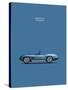 Corvette Stingray 1967 Blue-Mark Rogan-Stretched Canvas