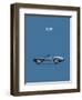 Corvette Stingray 1967 Blue-Mark Rogan-Framed Art Print