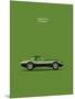 Corvette Stingray 1970 Green-Mark Rogan-Mounted Art Print