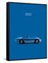 Corvette Stingray Blue-Mark Rogan-Framed Stretched Canvas