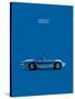 Corvette Stingray Blue-Mark Rogan-Stretched Canvas