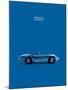 Corvette Stingray Blue-Mark Rogan-Mounted Art Print