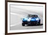 Corvette Stingray Laguna Seca Watercolor-NaxArt-Framed Premium Giclee Print