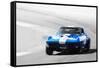 Corvette Stingray Laguna Seca Watercolor-NaxArt-Framed Stretched Canvas