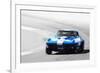 Corvette Stingray Laguna Seca Watercolor-NaxArt-Framed Art Print