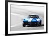 Corvette Stingray Laguna Seca Watercolor-NaxArt-Framed Art Print