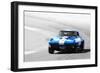 Corvette Stingray Laguna Seca Watercolor-NaxArt-Framed Art Print