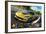 Corvette Stingray with Details-null-Framed Art Print