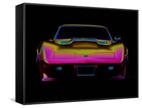 Corvette Stingray-Clive Branson-Framed Stretched Canvas