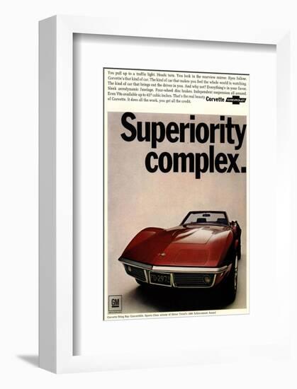 Corvette Superiority Complex-null-Framed Premium Giclee Print