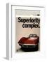 Corvette Superiority Complex-null-Framed Art Print