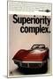 Corvette Superiority Complex-null-Mounted Art Print