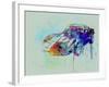 Corvette Watercolor-NaxArt-Framed Art Print