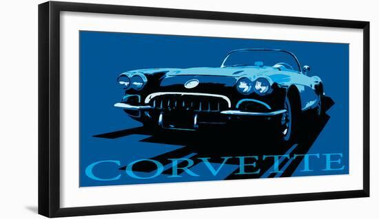 Corvette-Malcolm Sanders-Framed Giclee Print