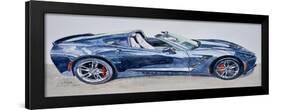 CorvetteModel C-7, 2019watercolor-Anthony Butera-Framed Premium Giclee Print