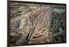 Corwith Intermodal Rail Yard Chicago-Steve Gadomski-Framed Photographic Print