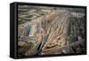 Corwith Intermodal Rail Yard Chicago-Steve Gadomski-Framed Stretched Canvas