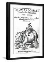 Coryate (Title Page)-null-Framed Art Print