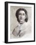 Cosima Wagner portrait by-Franz Seraph von Lenbach-Framed Giclee Print