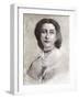 Cosima Wagner portrait by-Franz Seraph von Lenbach-Framed Giclee Print