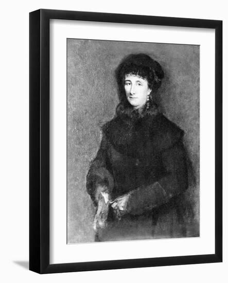 Cosima Wagner - portrait-Franz Seraph von Lenbach-Framed Giclee Print