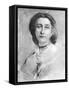 Cosima Wagner portrait-Franz Seraph von Lenbach-Framed Stretched Canvas