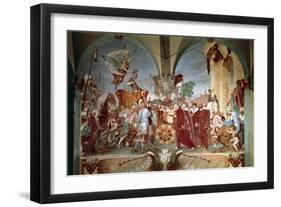 Cosimo I Entering Siena, 1636-Baldassare Franceschini-Framed Giclee Print